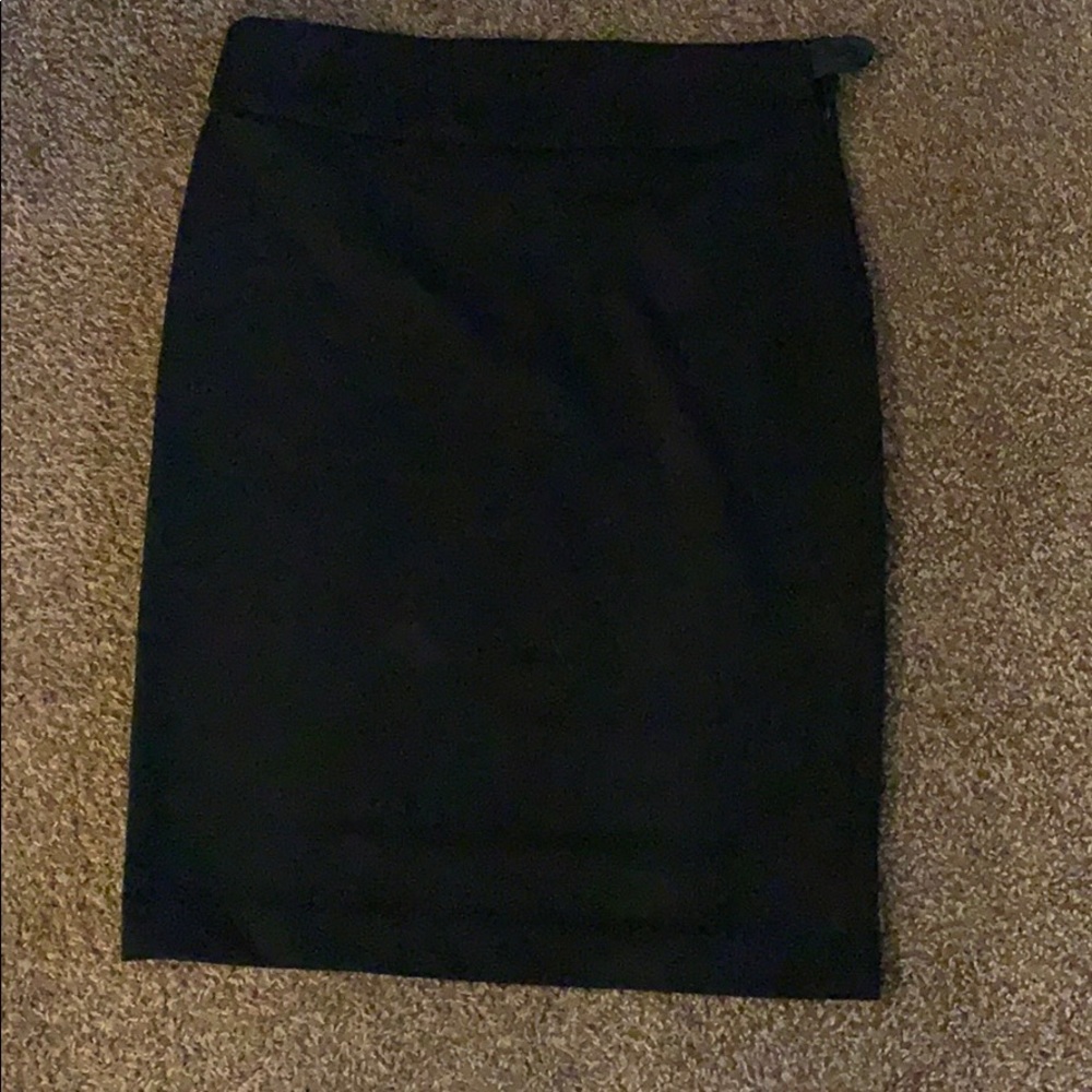Navy blue cotton skirt